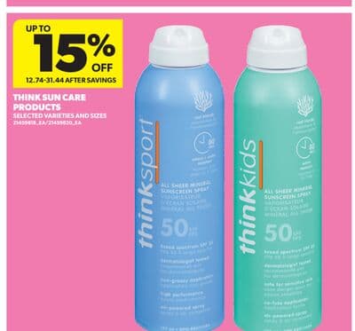 THINK SUN CARE PRODUCTS