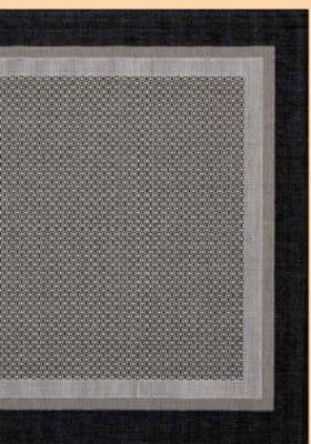 Milo 5'3" x 7'7" Flatweave Monochromatic Outdoor Rug – Grey