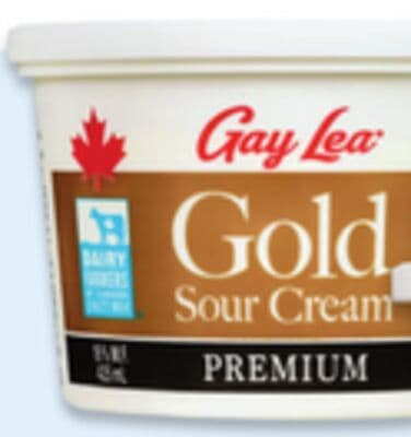 Gay Lea sour cream