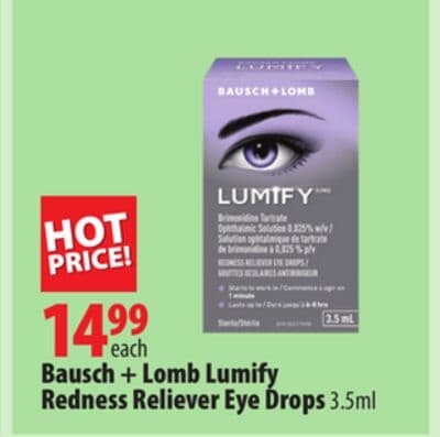 Bausch + Lomb Lumify Redness Reliever Eye Drops