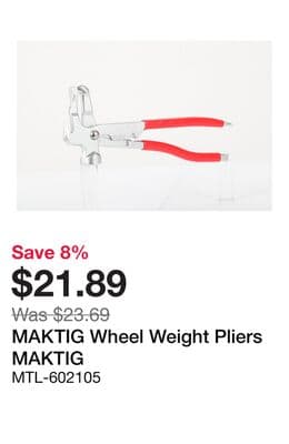 MAKTIG Wheel Weight Pliers