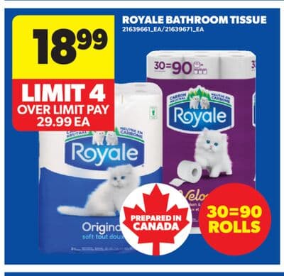 ROYALE BATHROOM TISSUE