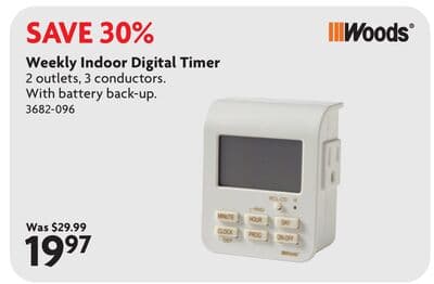 Indoor Digital Timer