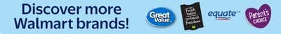Banner - Discover more Walmart brands!