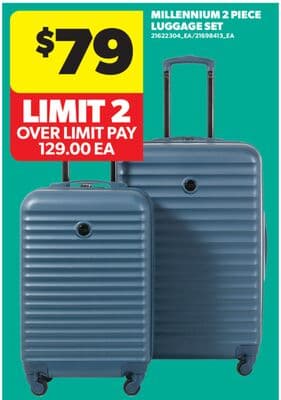 MILLENNIUM 2 PIECE LUGGAGE SET
