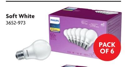 Soft White 9W A19 LED Bulbs