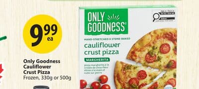 Only Goodness Cauliflower Crust Pizza