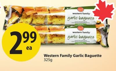 Western Family Garlic Baguette
