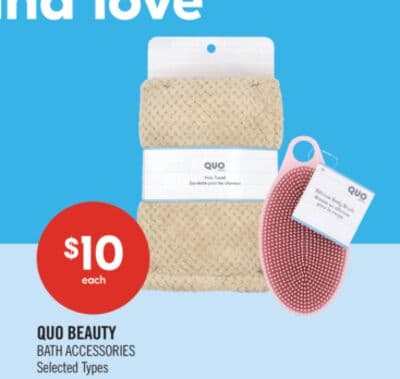 QUO BEAUTY BATH ACCESSORIES