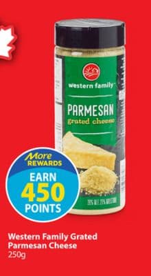 Western Family Grated Parmesan Cheese