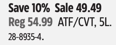 ATF/CVT, 5L.