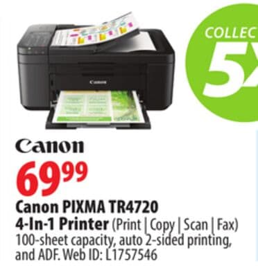 Canon PIXMA TR4720 4-In-1 Printer