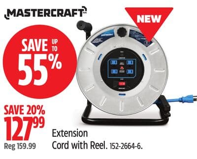 Mastercraft Extension Cord with Reel
