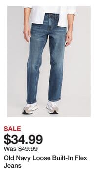 Old Navy Loose Built-In Flex Jeans