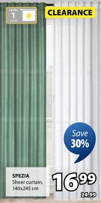 SPEZIA Sheer curtain