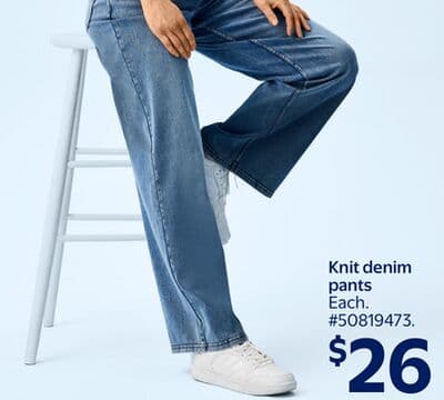 Iyla Knit denim pants
