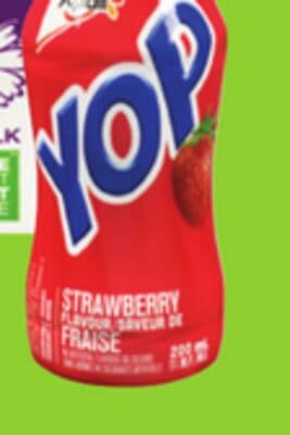 Yoplait Yop Drinkable Yogurt