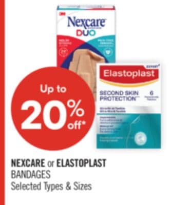 NEXCARE or ELASTOPLAST BANDAGES