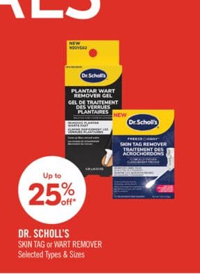 DR. SCHOLL'S SKIN TAG or WART REMOVER