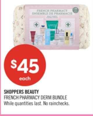 SHOPPERS BEAUTY FRENCH PHARMACY DERM BUNDLE