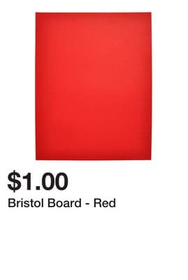 Bristol Board - Red