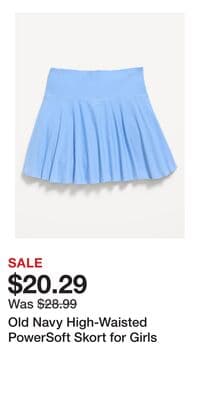 Old Navy High-Waisted PowerSoft Skort for Girls