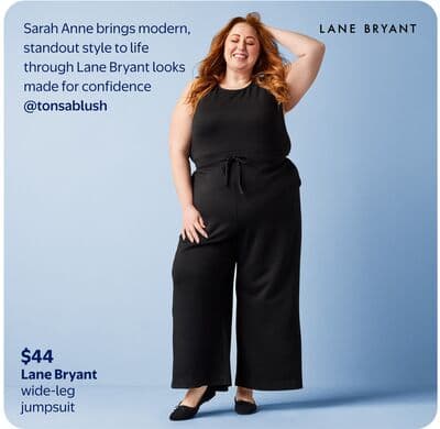 Lane Bryant wide-leg jumpsuit