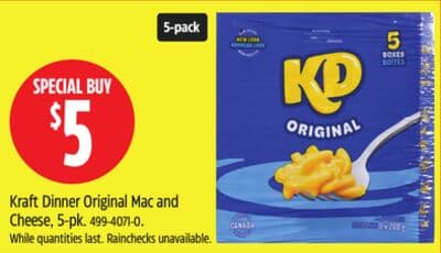 Kraft Dinner Original Mac and Cheese