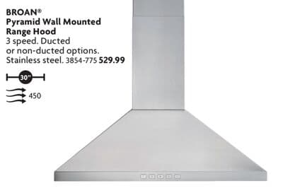 Pyramid Wall Mounted Range Hood