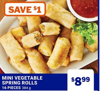 MINI VEGETABLE SPRING ROLLS
