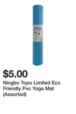 Ningbo Topo Limited Eco Friendly Pvc Yoga Mat (Assorted)