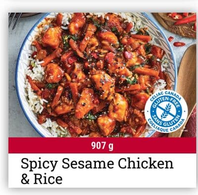 Spicy Sesame Chicken & Rice