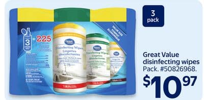Great Value Disinfecting Wipes
