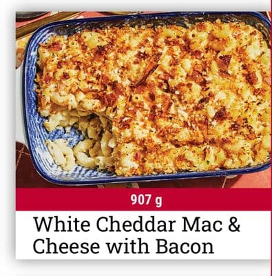 White Cheddar Mac & Cheese with Bacon