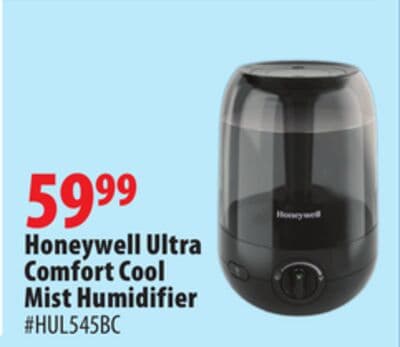 Honeywell Ultra Comfort Cool Mist Humidifier