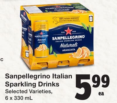 Sanpellegrino Italian Sparkling Drinks