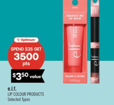 e.l.f. LIP COLOUR PRODUCTS
