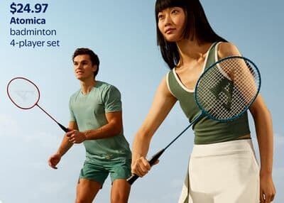 Atomica badminton 4-player set