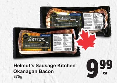 Helmut's Sausage Kitchen Okanagan Bacon