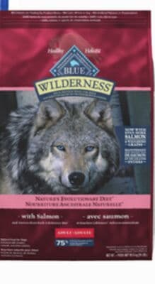 Earn 5X points Save $7 BLUE BUFFALO™ Wilderness dog food, 10.8kg