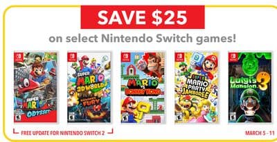 Nintendo Switch games!