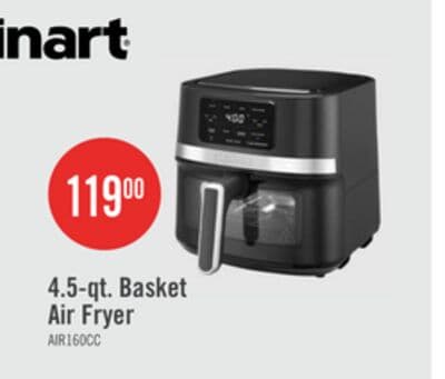 Cuisinart 4.5-qt Basket Air Fryer - AIR-160C