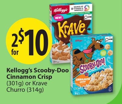 Kellogg's Scooby-Doo Cinnamon Crisp