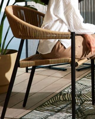 Hometrends Marela Wicker Stacking Chair