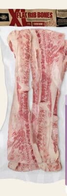 Big Country Raw XL Beef Flat Rib Bones Dog Treats