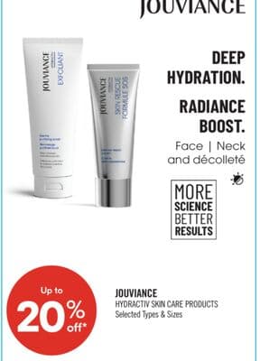 JOUVIANCE HYDRACTIV SKIN CARE PRODUCTS