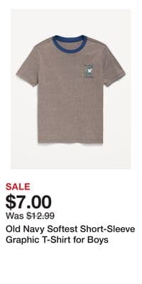 Old Navy Softest Short-Sleeve Graphic T-Shirt for Boys
