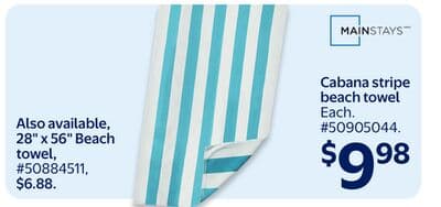 Cabana stripe beach towel