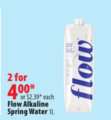 Flow Alkaline Spring Water