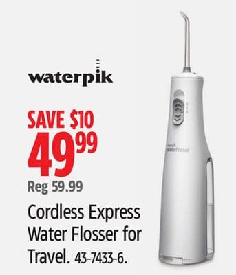 Waterpik Cordless Express Water Flosser for Travel